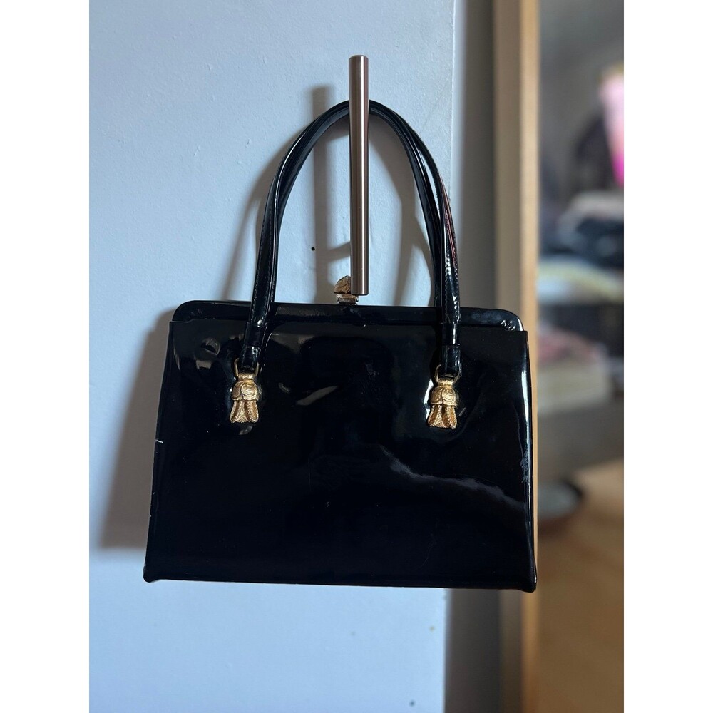 Black hang purse